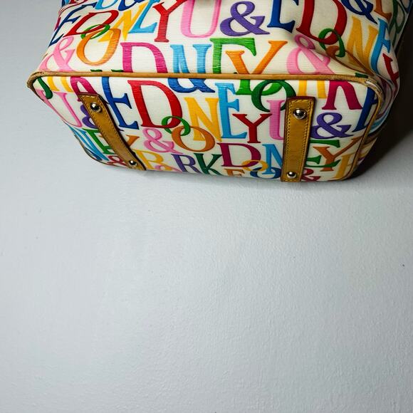 DOONEY & BOURKE Gráfica Retro East West Shopper Vachetta Shoulder Strap Handbag - Picture 5 of 16